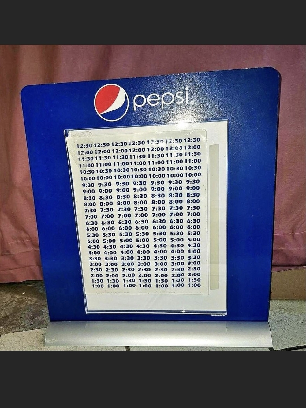 Retro Y2K Pepsi Customizable Sign